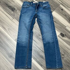 Adjustable Levi’s performance 511tm slim blue jean, size 10 reg kids/boys